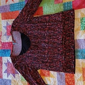 B-slim fitted dressy top, XL